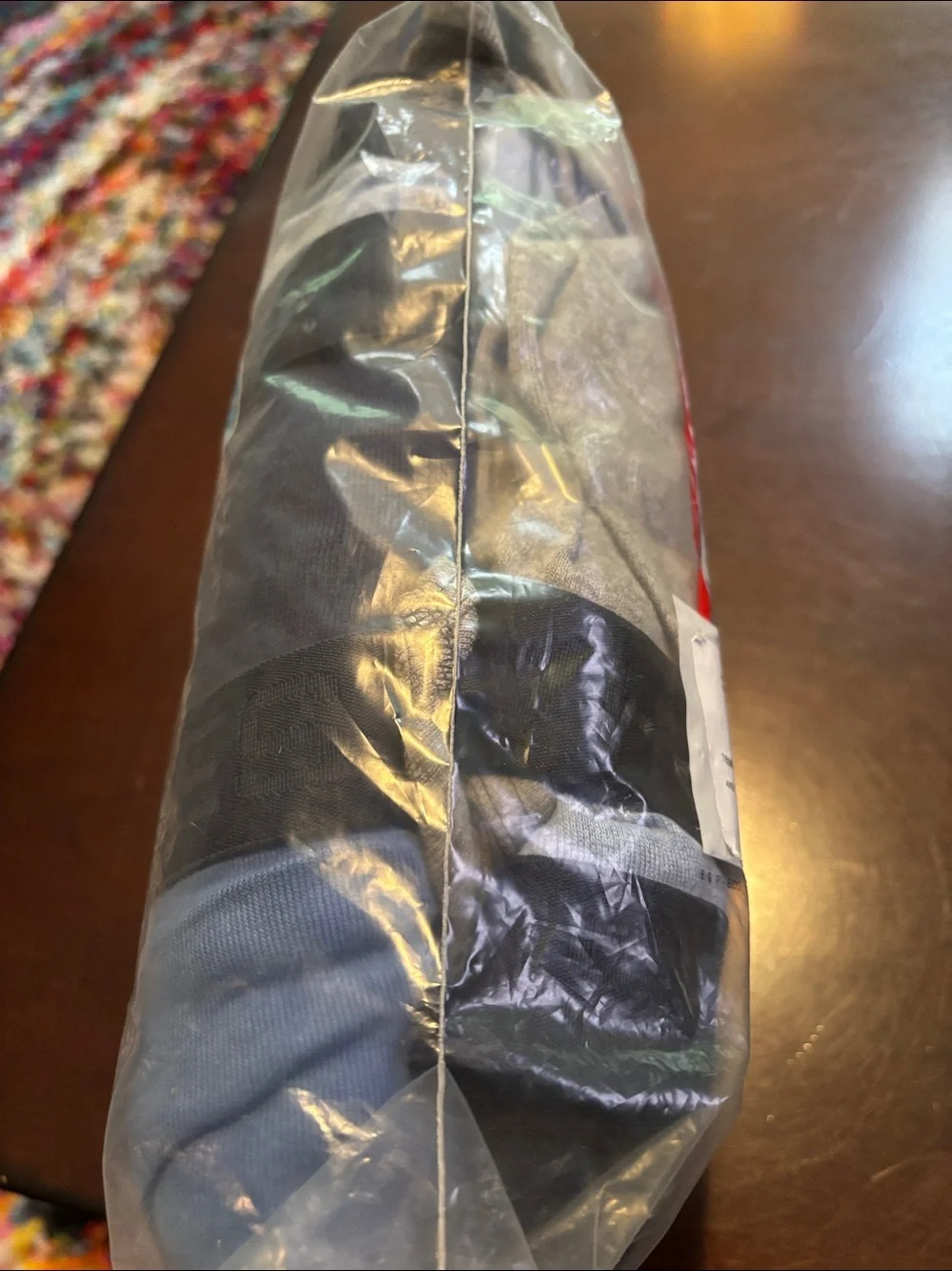 Hanes Tagless Ultra Comfort Waist Briefs 6-Pack in Light Blue, Navy & Gray NWT